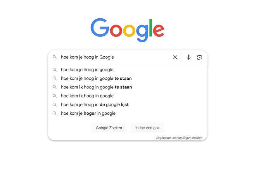 Hoe kom je hoog in Google?