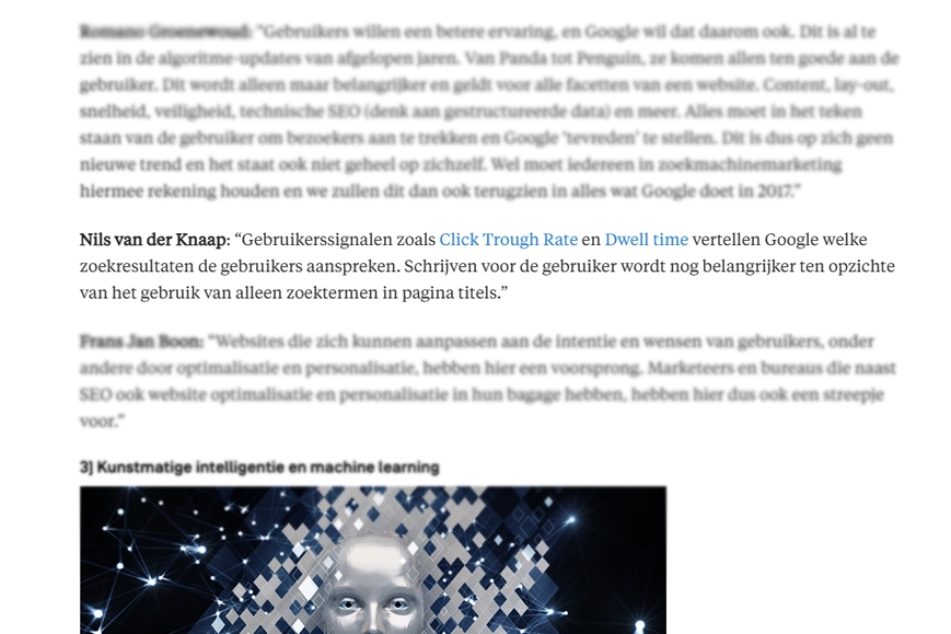 SEO expert interview voor links SEO expert interview