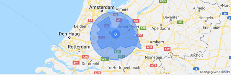 locaties Adverteer binnen een bepaalde regio