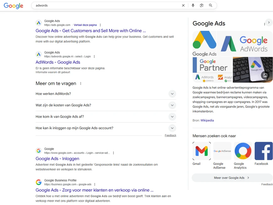 Zoekintenties combineren