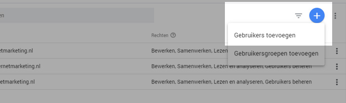 Gebruikers toevoegen Gebruikers toevoegen